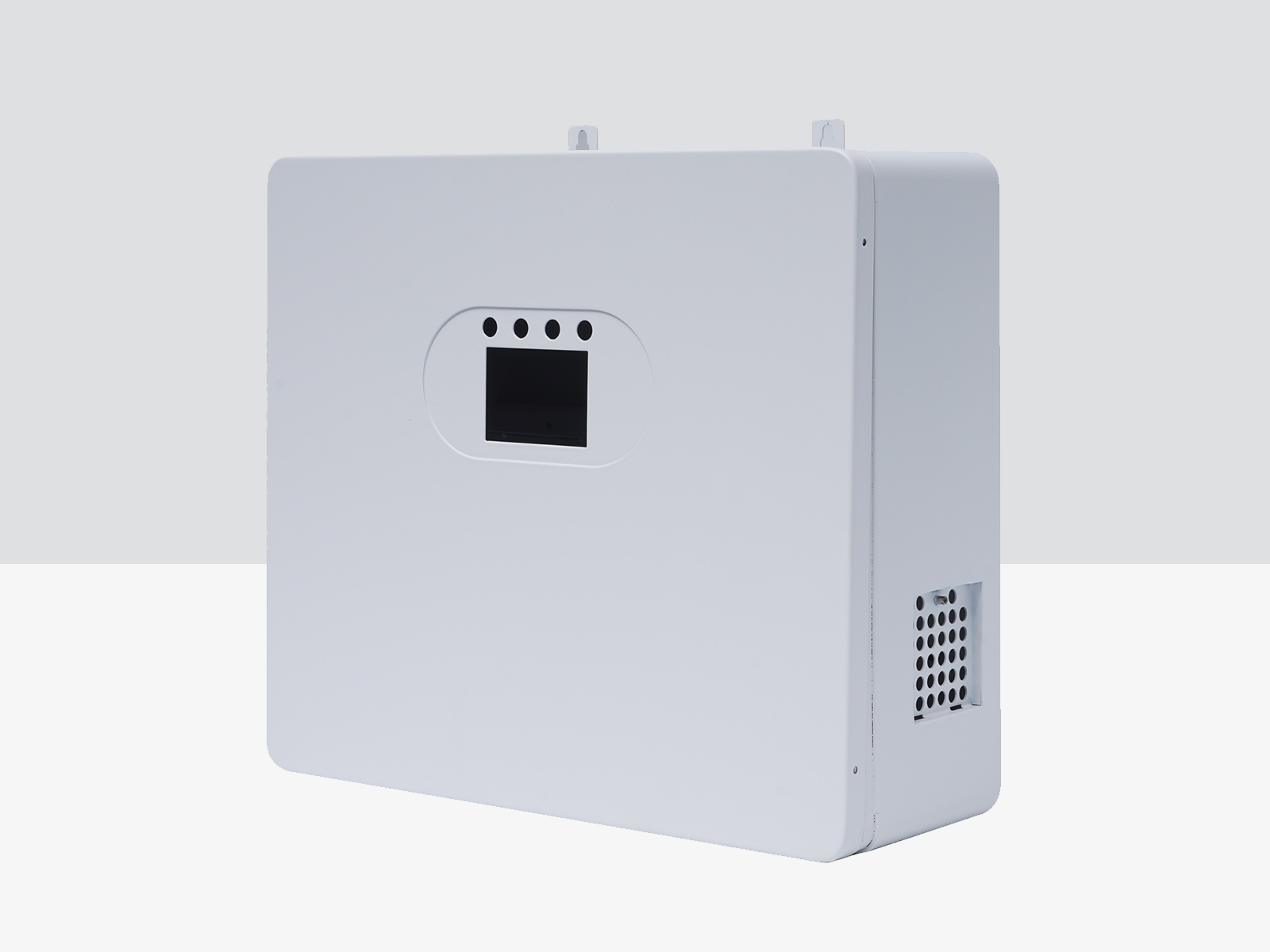 带激光切割通风的白色粉末涂层电气柜 - 鼎亿钣金制造